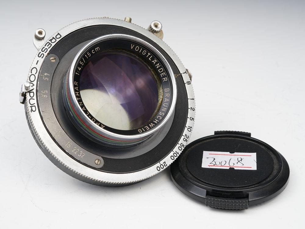 voigtlander 福倫達apo lanthar 150mm f 4 5 4x5座機鏡 30068 攝影器材 carousell