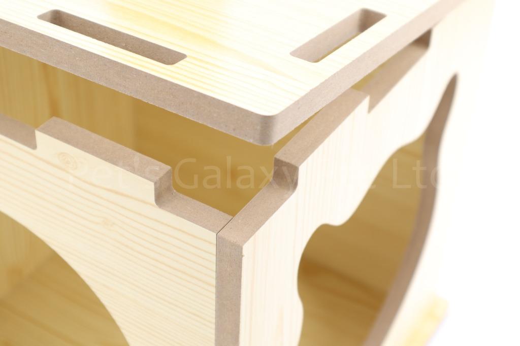 Wooden Cat House (Category: Homes & Other Pet Accessories) located in Singapore. Submitted by petsgalaxysg (Listing ID 1031311819, Image 2). Description: An easy to assemble mini Cat house for your cats to rest and play in ! Comes with a mini scratch pole and teaser :) PM or ws us for more informations at : https://api.whatsapp.com/send?phone=6585883509 Follow us on fb - @petsgalaxysg 🐱🐶🐱🐶🐱🐶 🚲 Normal delivery - $5 ( 3-5 working days) 🚗Nex