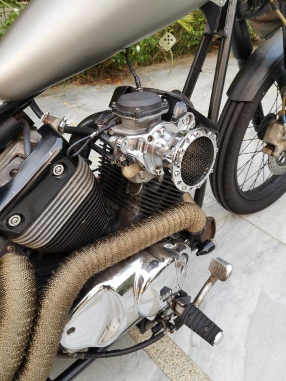 Virago 535 sales single carb