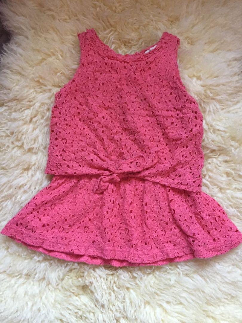 Zara Lace Dress (Category: Babies & Kids Fashion) located in Pila. Submitted by keishrange (Listing ID 1031337595, Image 1). Description: Zara Lace Dress 2-3.