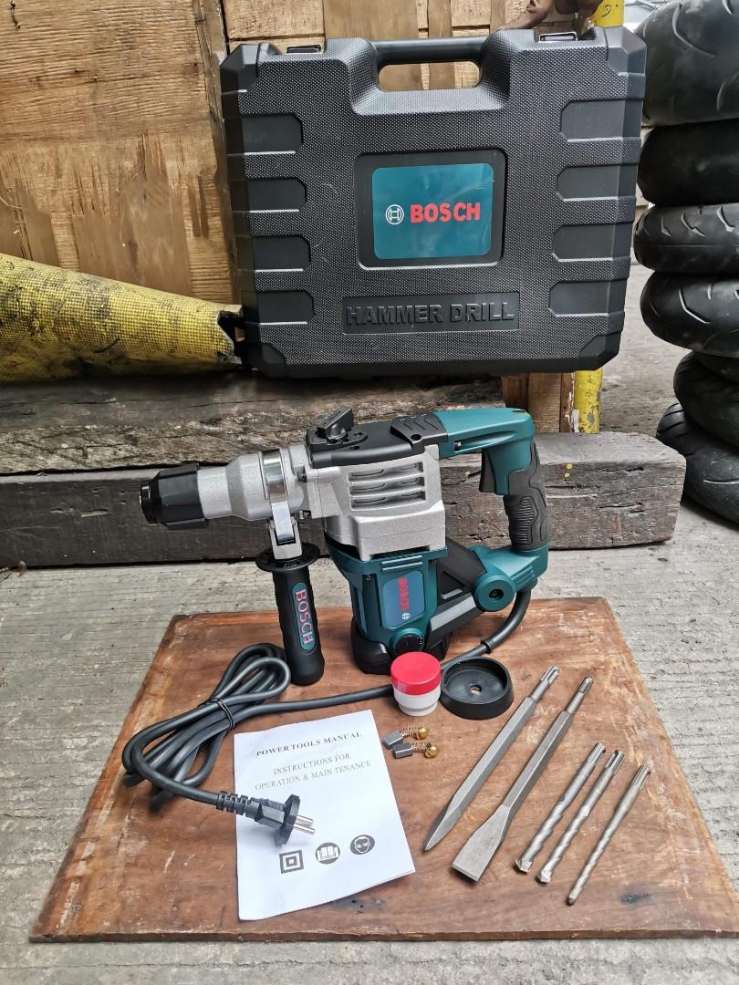 BOSCH 32MM ROTARY HAMMER DRILL CHIPPING GUN, Commercial & Industrial ...