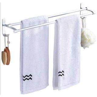 2 layer Towel holder Premium Aluminium Towel rack Bathroom holder