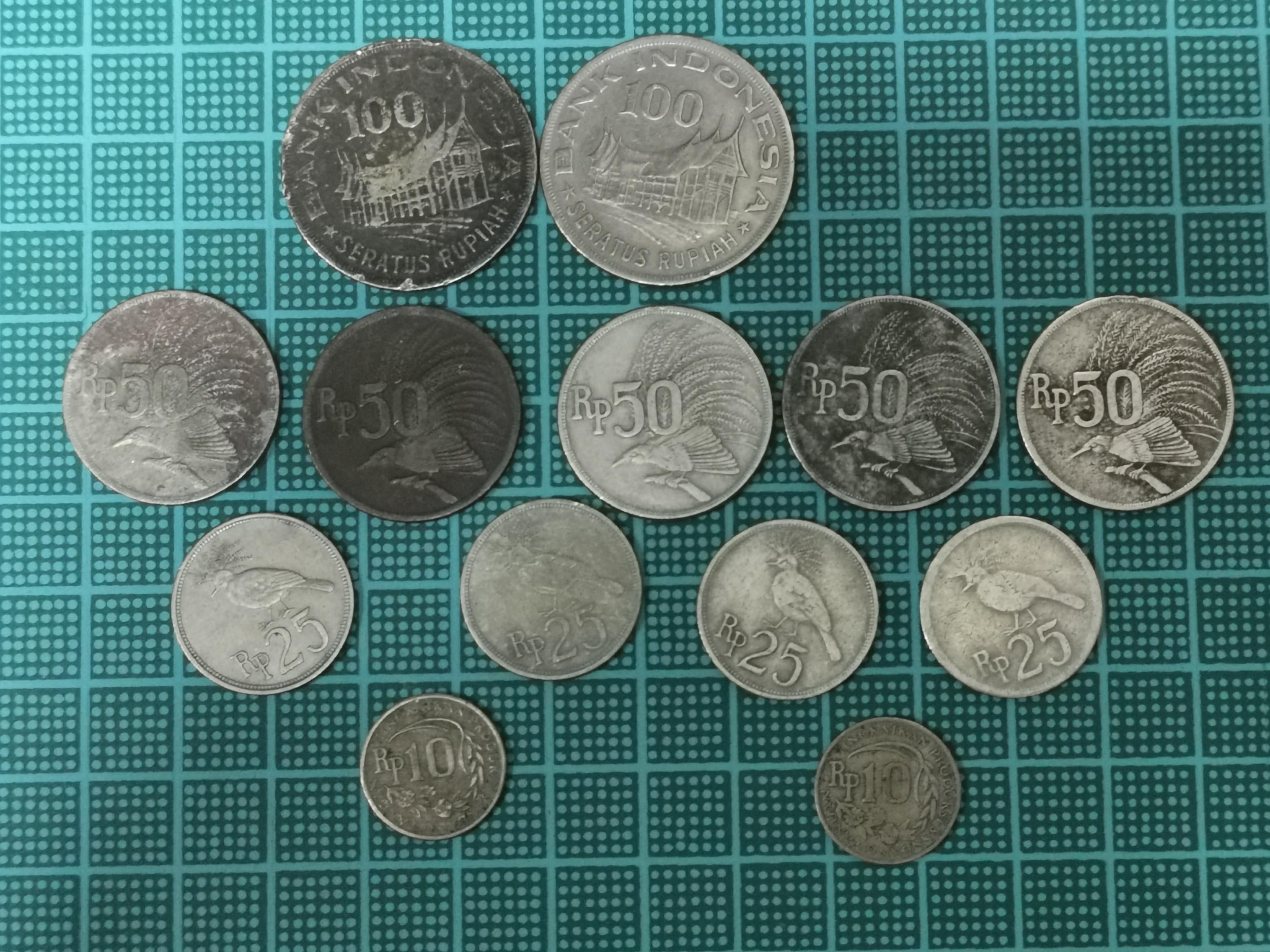 早期70年代印尼硬幣13個, 興趣及遊戲, 收藏品及紀念品, 古董收藏- Carousell