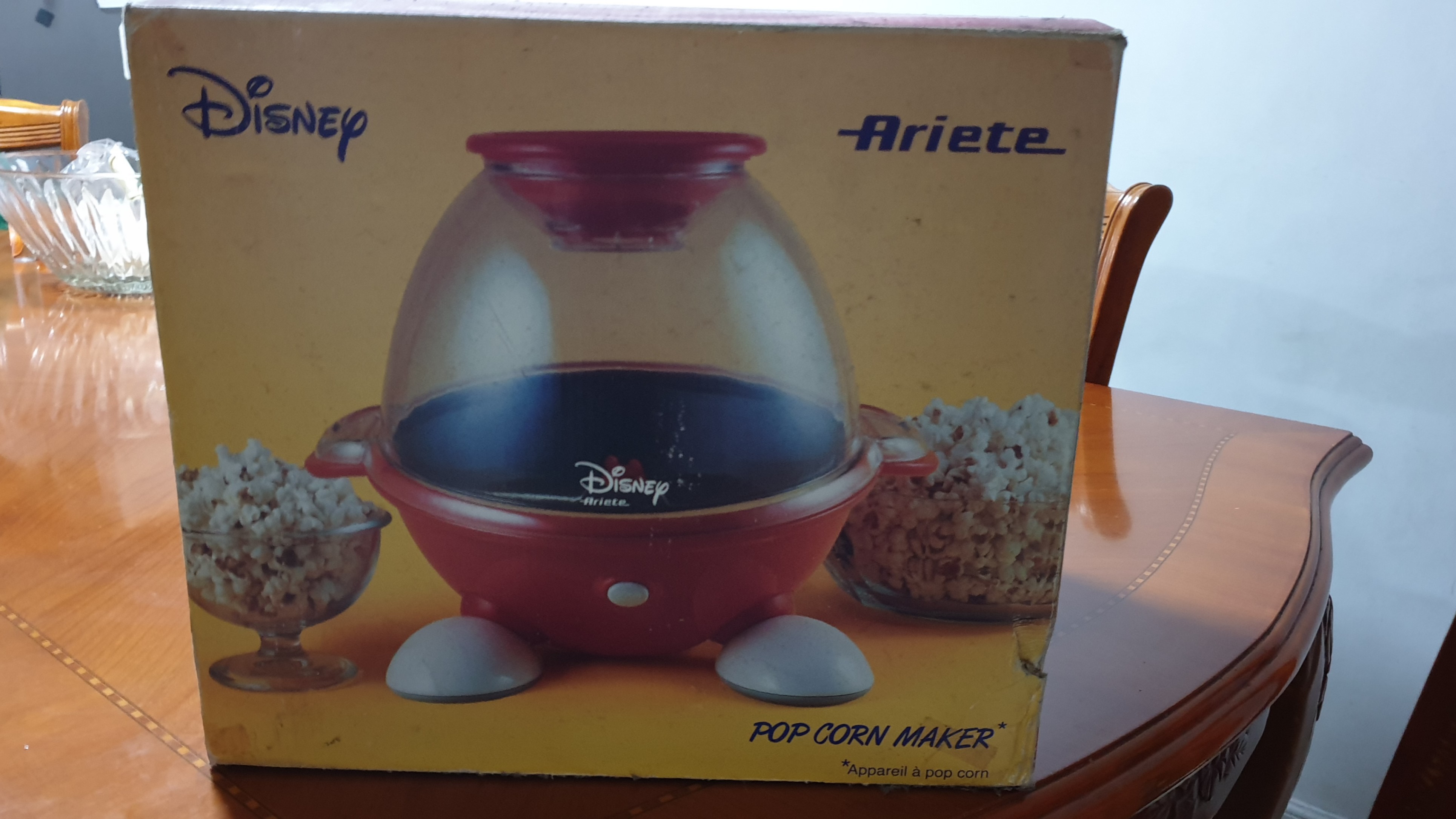 Ariete Disney Mickey Mouse Popcorn Maker, TV & Home Appliances, Kitchen