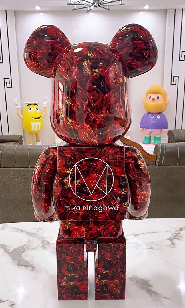 BE@RBRICK LEATHER ROSE mika ninagawa