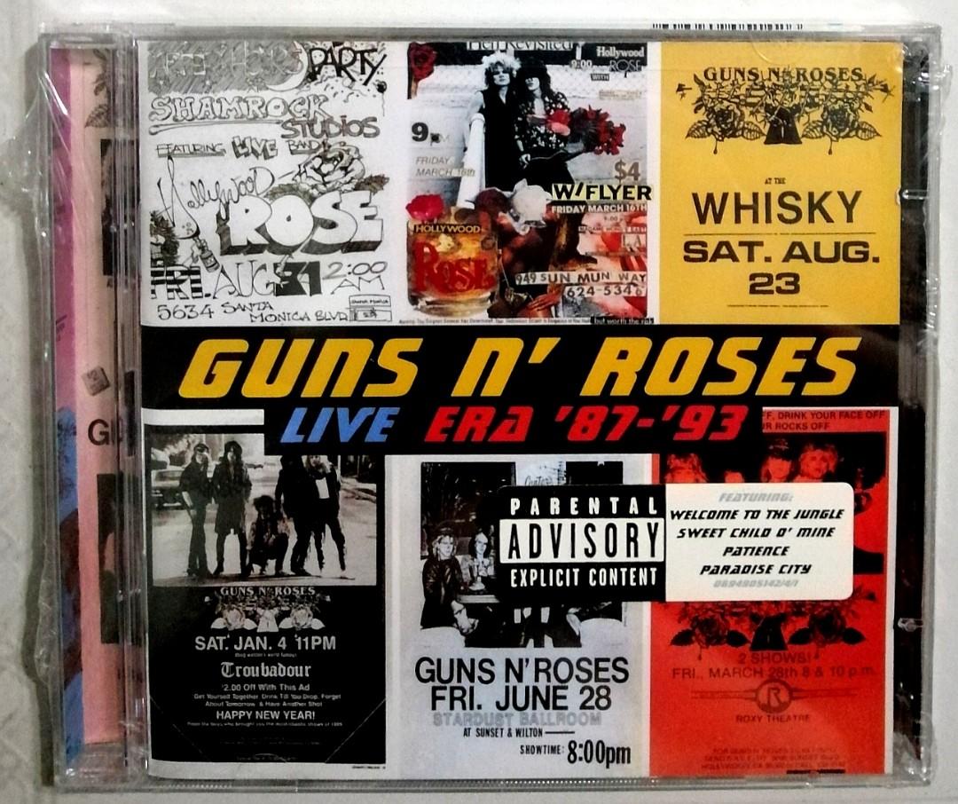 CD Guns N' Roses Live Era '87-'93 0694905142 Geffen 2 Disc 2x