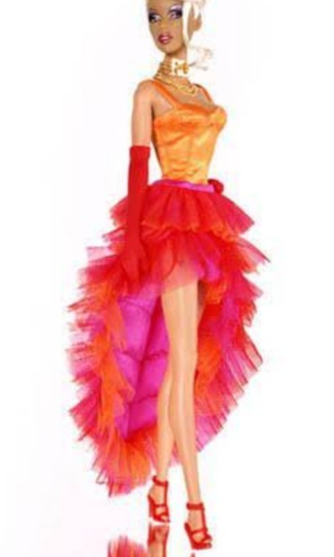 Barbie FR Doll Dress RuPaul s Ruffle Skirt