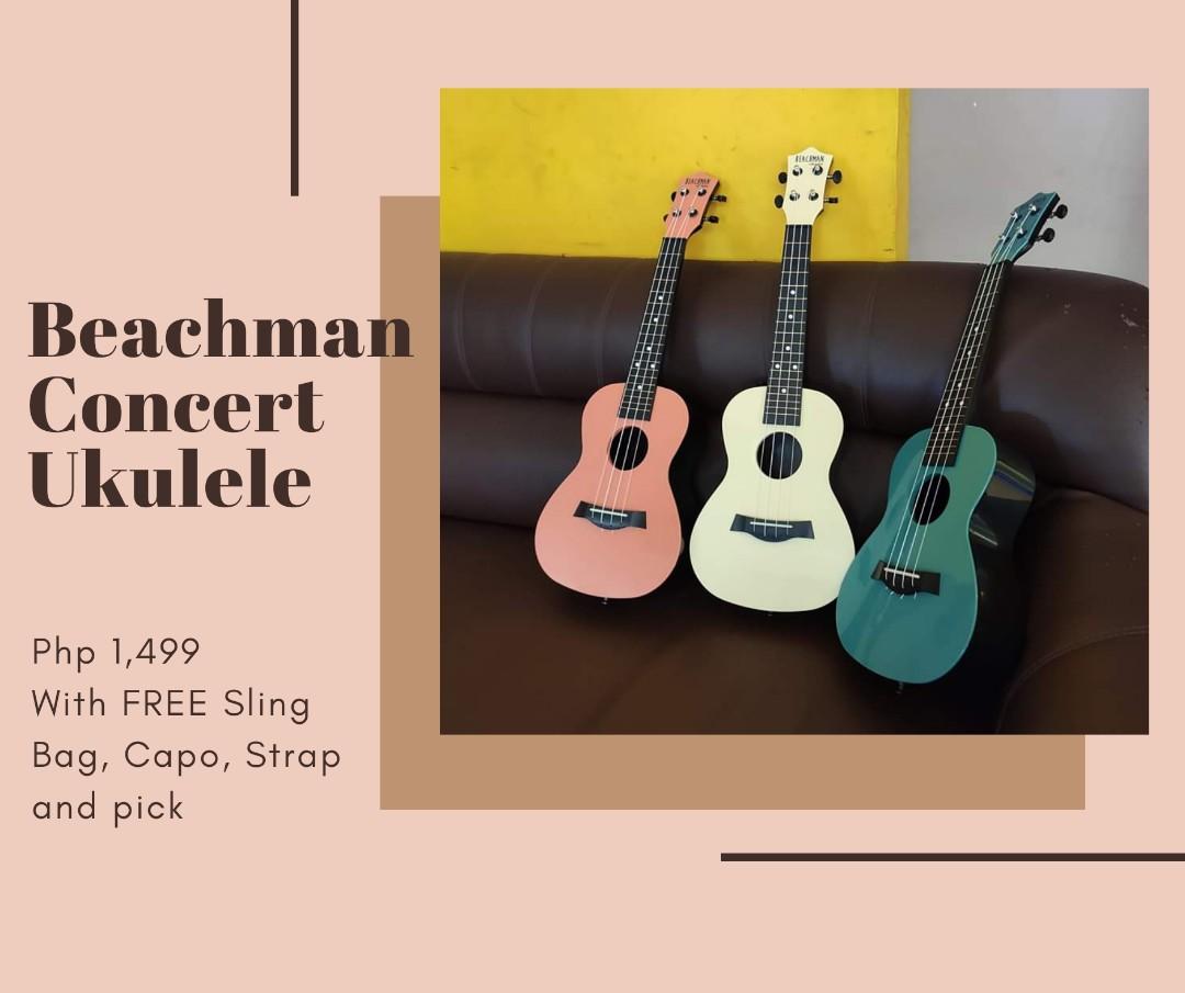 Beachman concert ukulele Clearance