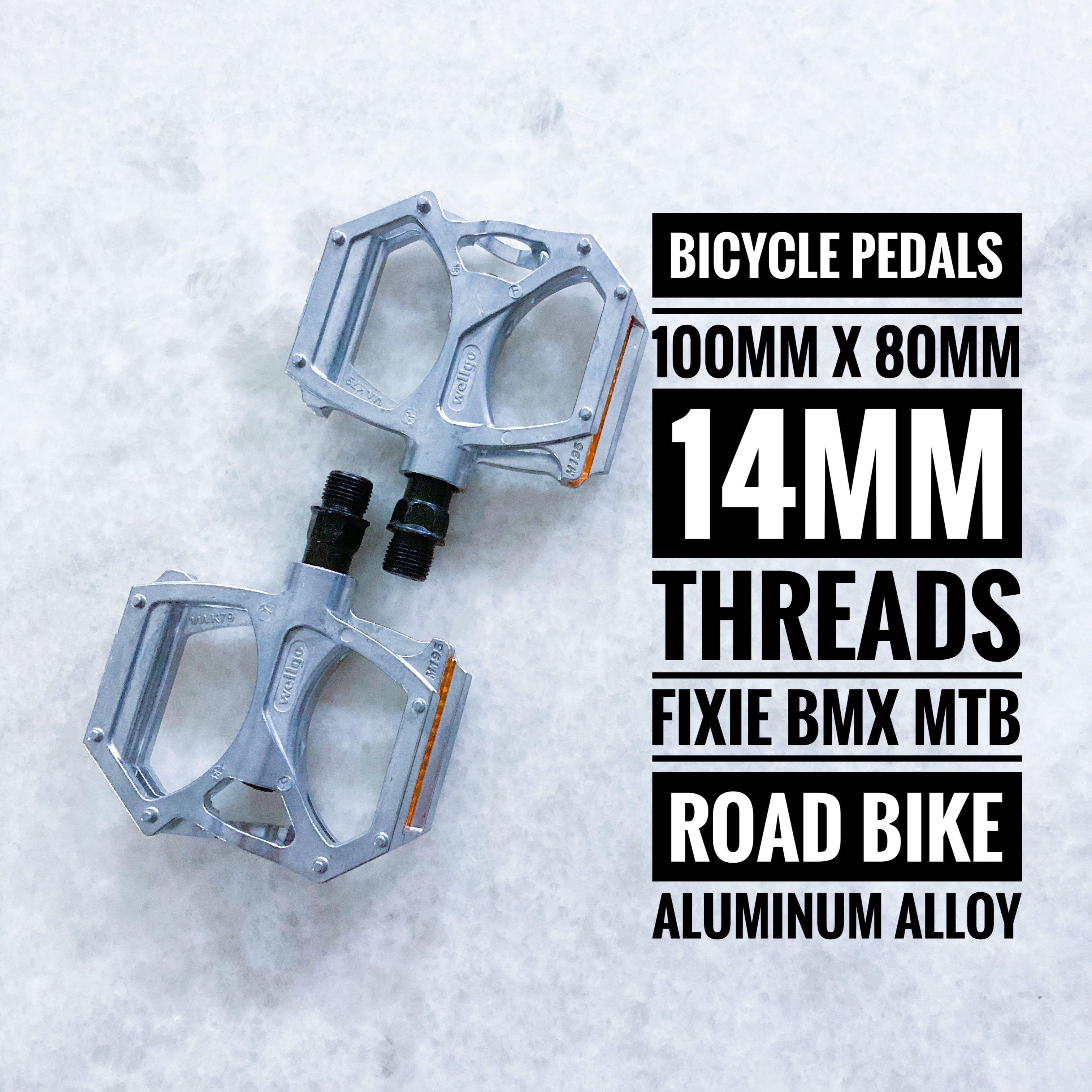 bicycle pedal threads