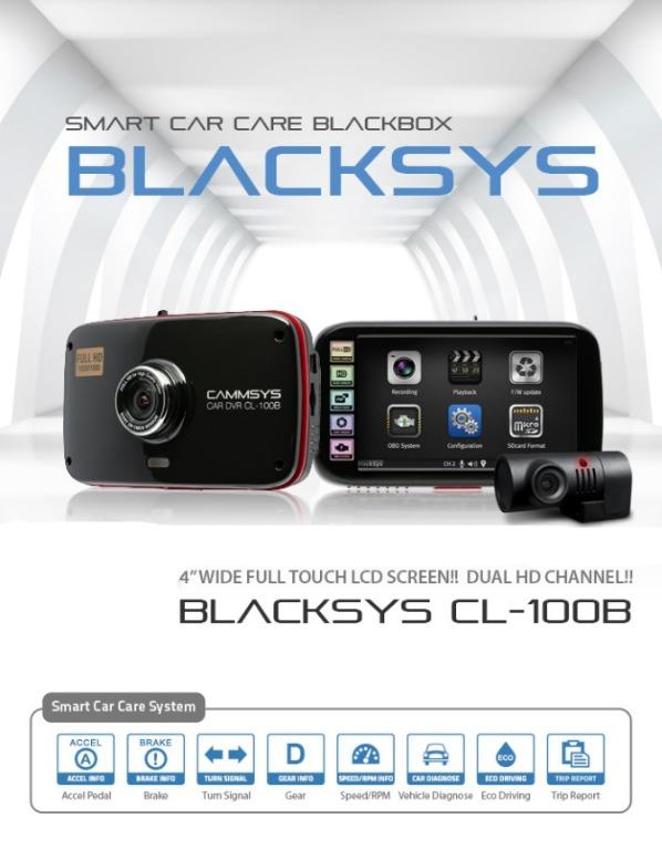 Blacksys Cl 100b 2ch Fhd Hd 16gb Dashcam Car Accessories Accessories On Carousell
