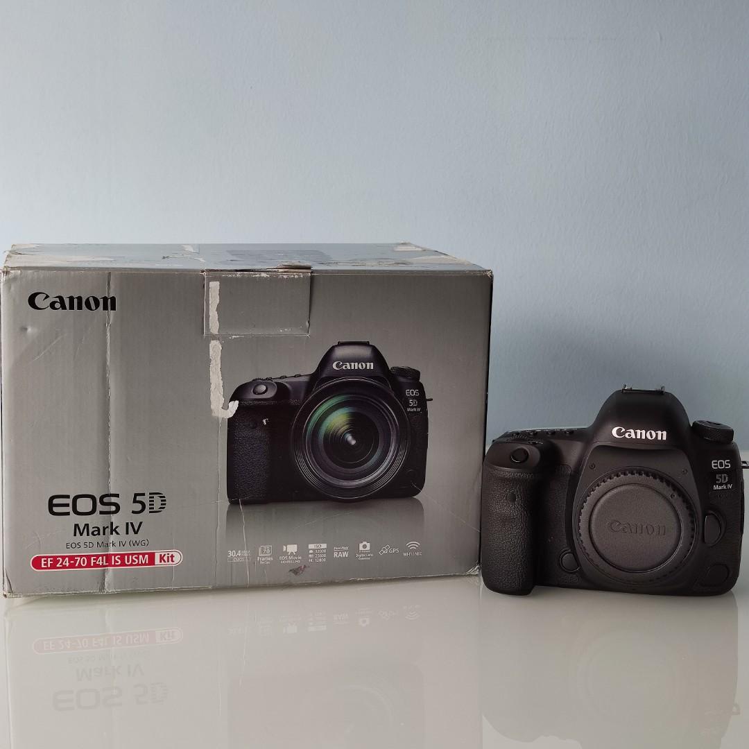 Canon 5d Mark Iv 4 5d4 Dslr Body Only Photography Cameras Dslr On Carousell