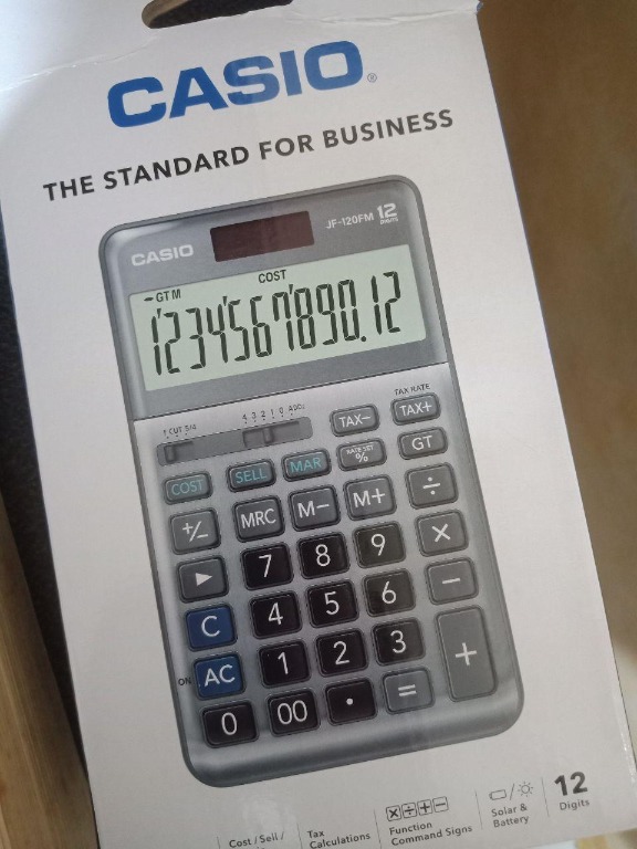 Basic Calculator Casio Jf 1fm Computers Tech Office Business Technology On Carousell