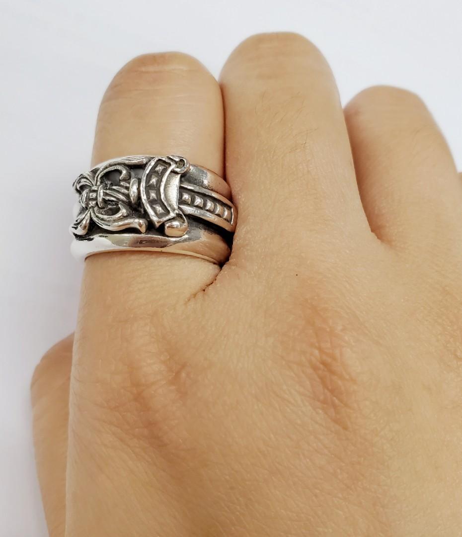 Chrome hearts dagger ring 925 Carousell