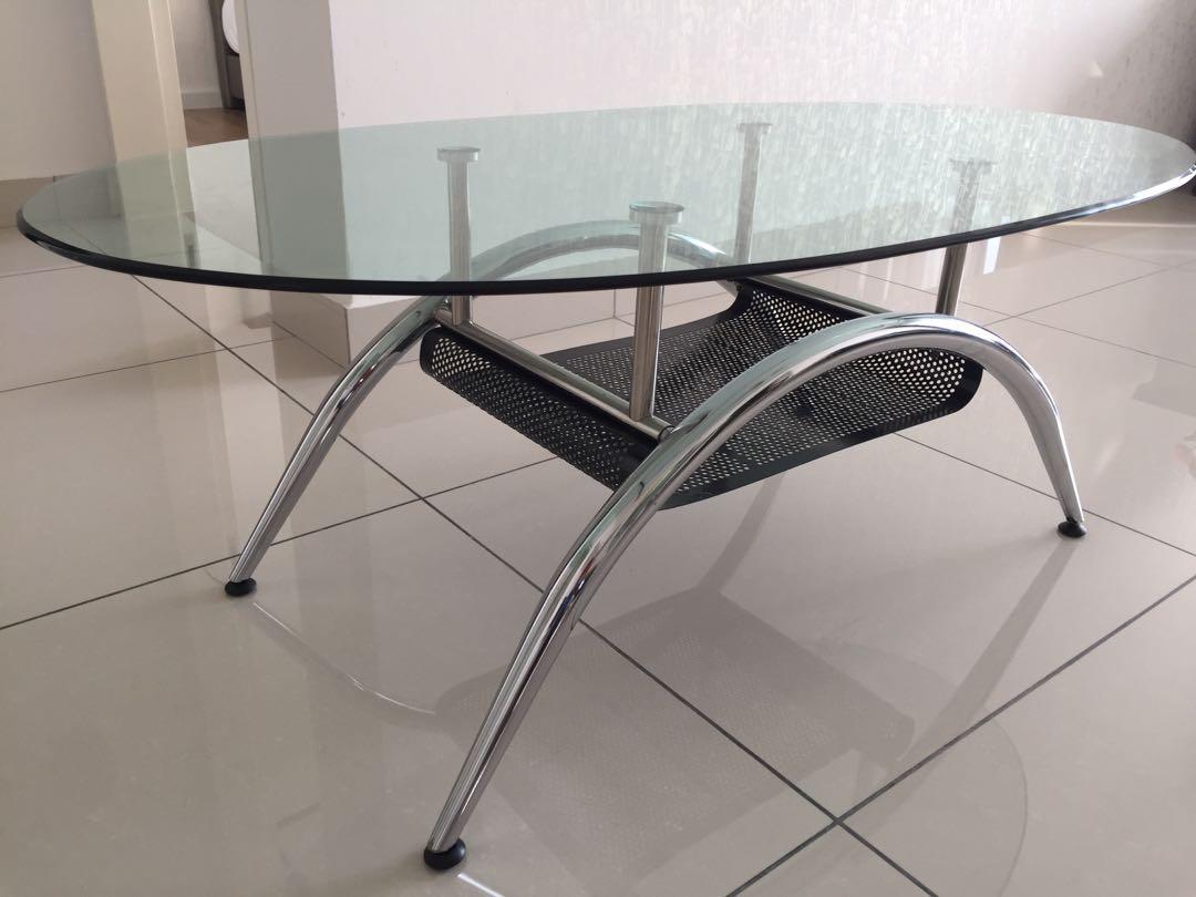 Coffee Table (Category: Tables & Sets) located in Kuala Lumpur. Submitted by kent2019 (Listing ID 1031547939, Image 3). Description: Modern design coffee table 9/10 condition 4ft x 2ft.
