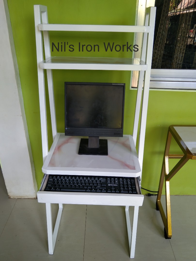 Computer Table with Dividers, Furniture & Home Living, Furniture ...