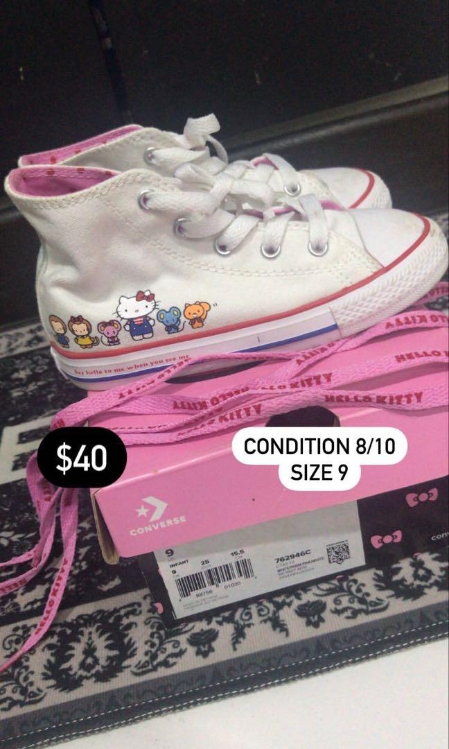 Girls hello kitty converse online