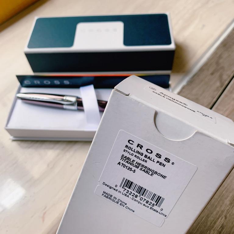 全新 Cross 原子筆/鋼珠筆 Apogee Rollerball Pen, 興趣及遊戲, 旅行, 旅遊 旅行必需品及用品