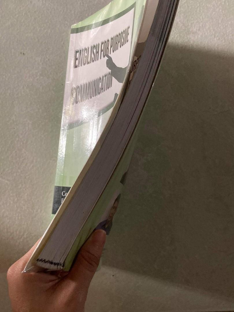 ENGLISH FOR PURPOSIVE COMMUNICATION (Category: Textbooks) located in Cavite. Submitted by bookcel.ph (Listing ID 1031495683, Image 3). Description: .