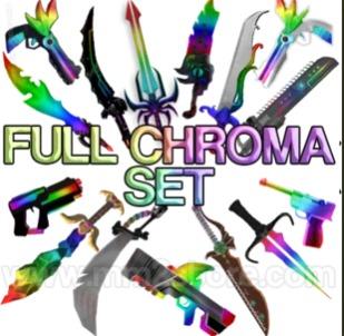 All Chroma Godly Mm2 Roblox Toys Games Video Gaming In Game Products On Carousell - roblox mm2 all godlys