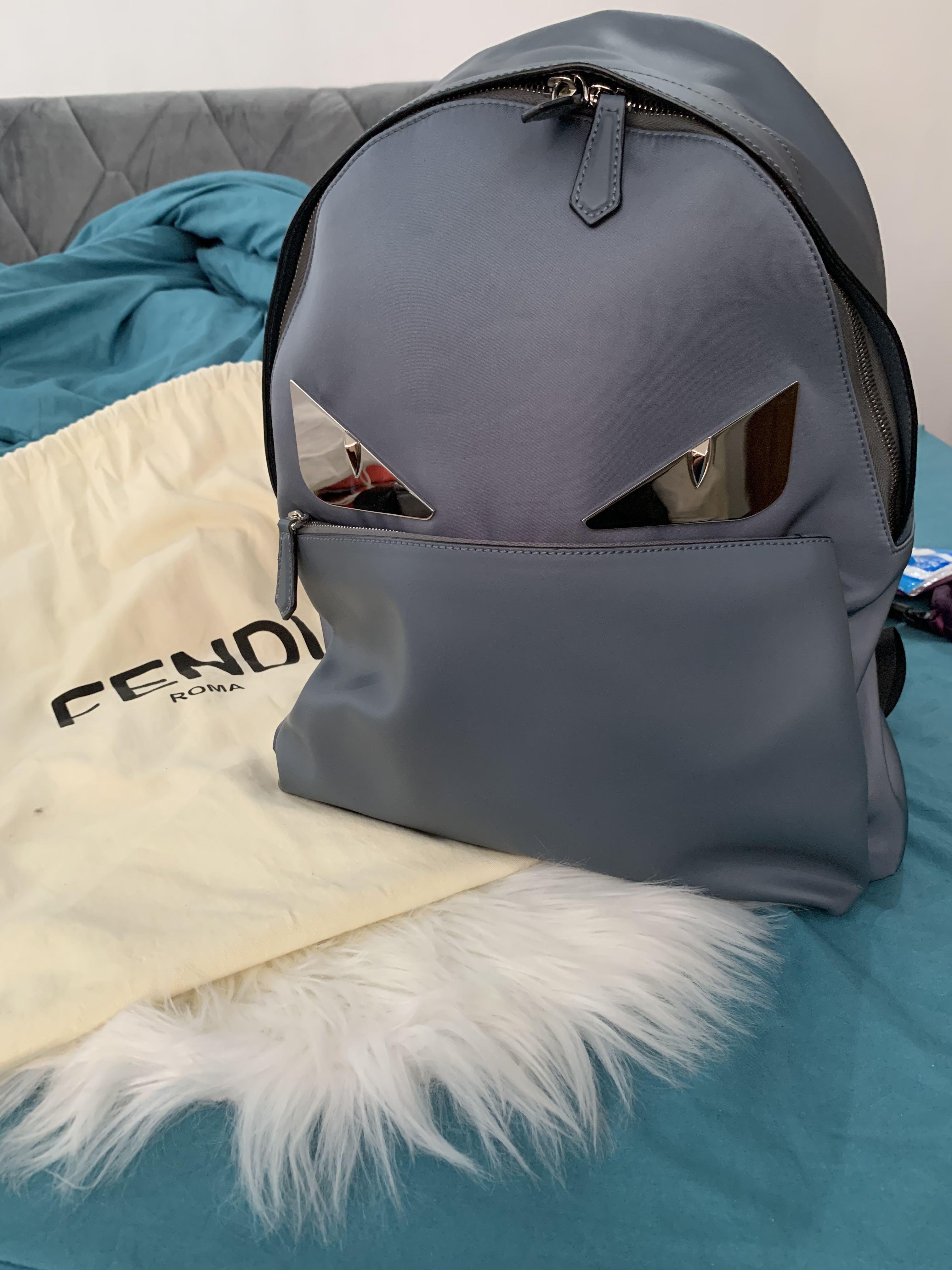 fendi men's monster backpack
