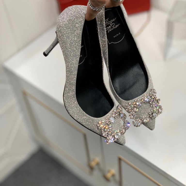 Flower strass buckle pumps shop