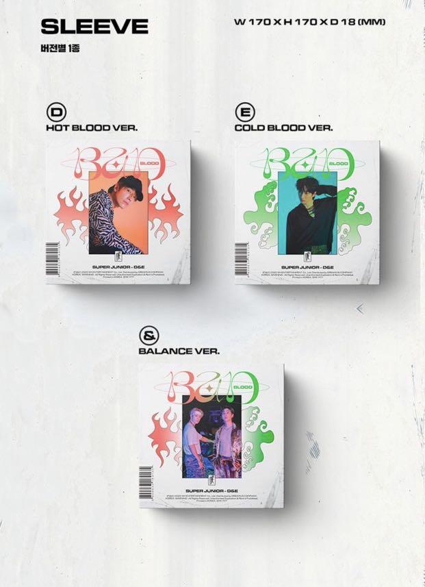Go Super Junior D E Bad Blood Album Entertainment K Wave On Carousell
