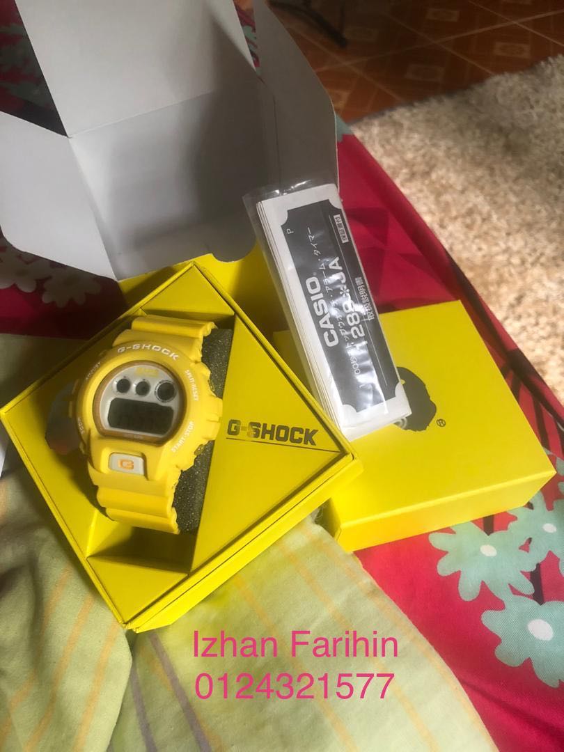 Gshock dw6900 sale kuning