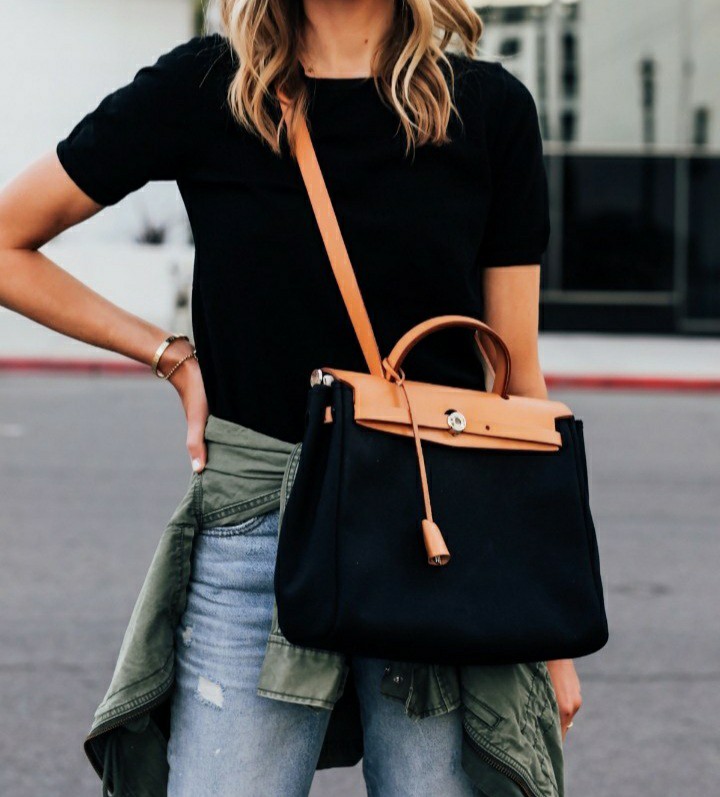 Hermes herbag street style new arrivals