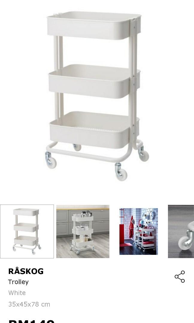 Ikea Raskog Trolley Home Furniture Others On Carousell