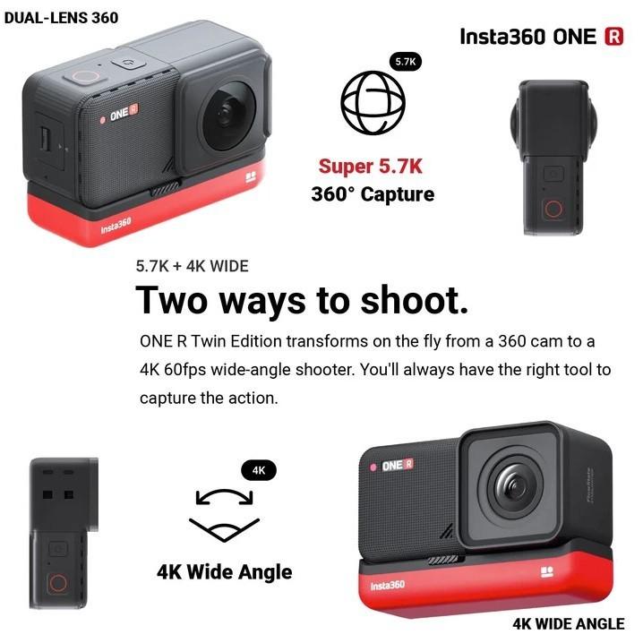 Insta360 One R 4k Edition Photography On Carousell Insta360 One R 4k Edition Photography On Carousell