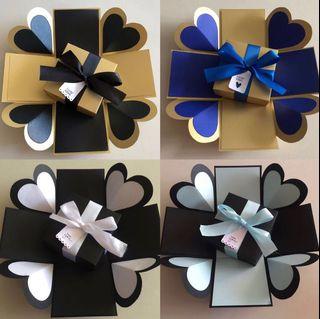Diy Explosion Box Design Craft Carousell Singapore