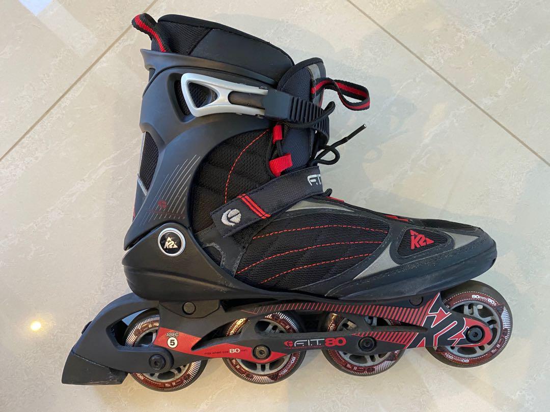K2 Rollerblade F.I.T. 80, Sports Equipment, Sports & Games, Skates