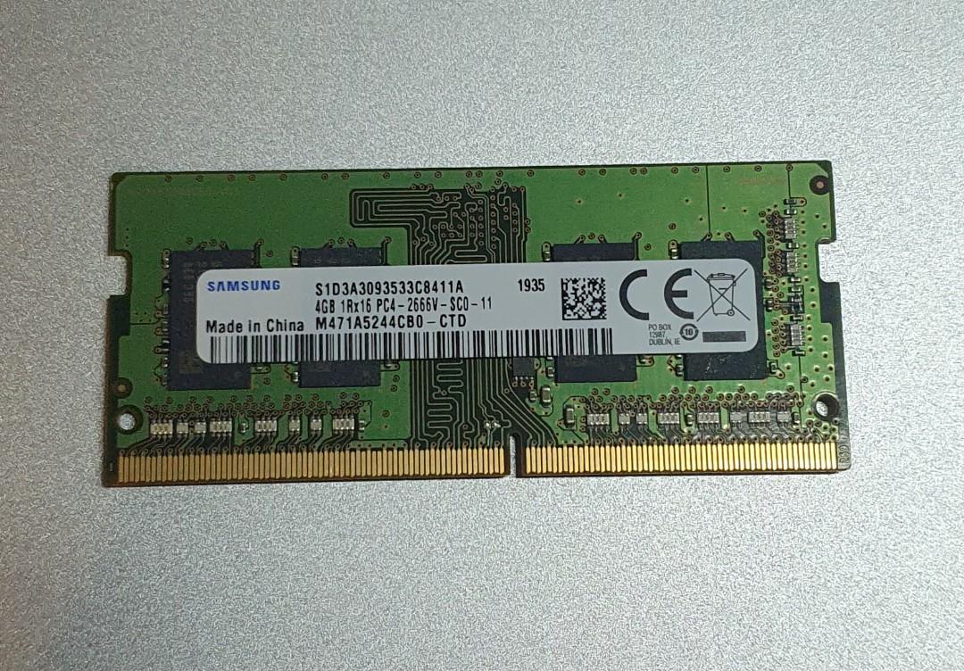 Laptop Ddr4 4gb Ram Electronics Computer Parts Accessories On Carousell