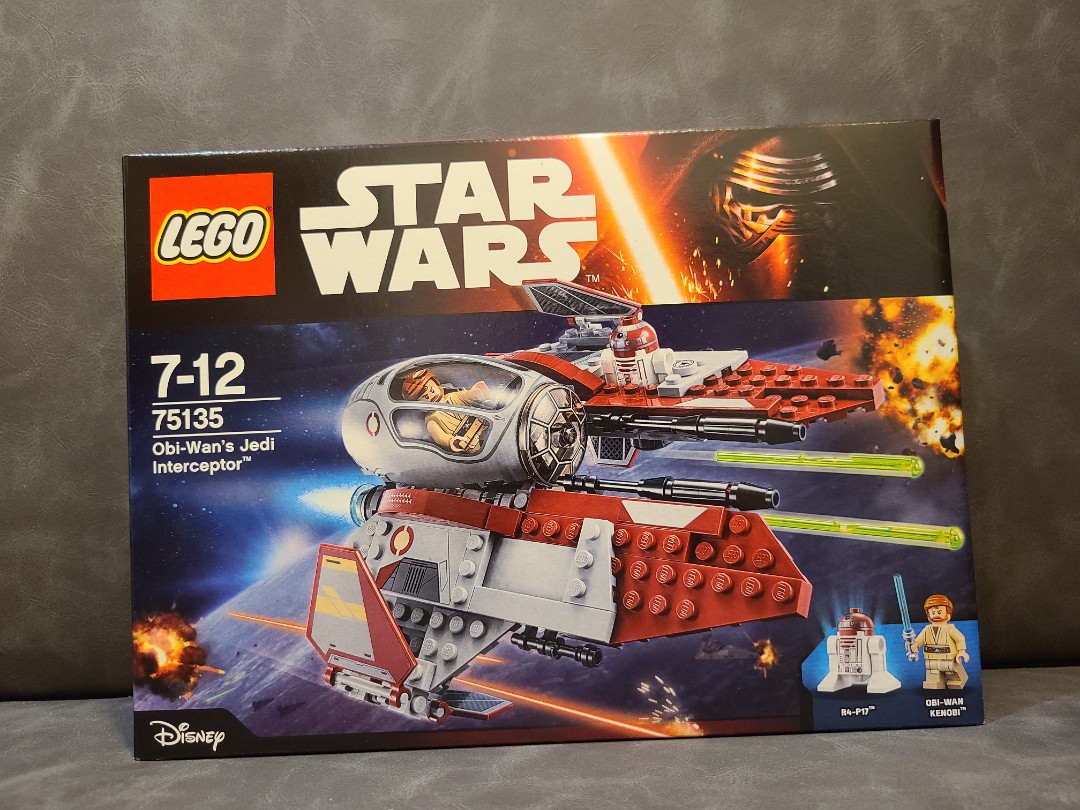 Lego Star Wars 75135 Obi-Wan's Jedi Interceptor, 興趣及遊戲, 玩具