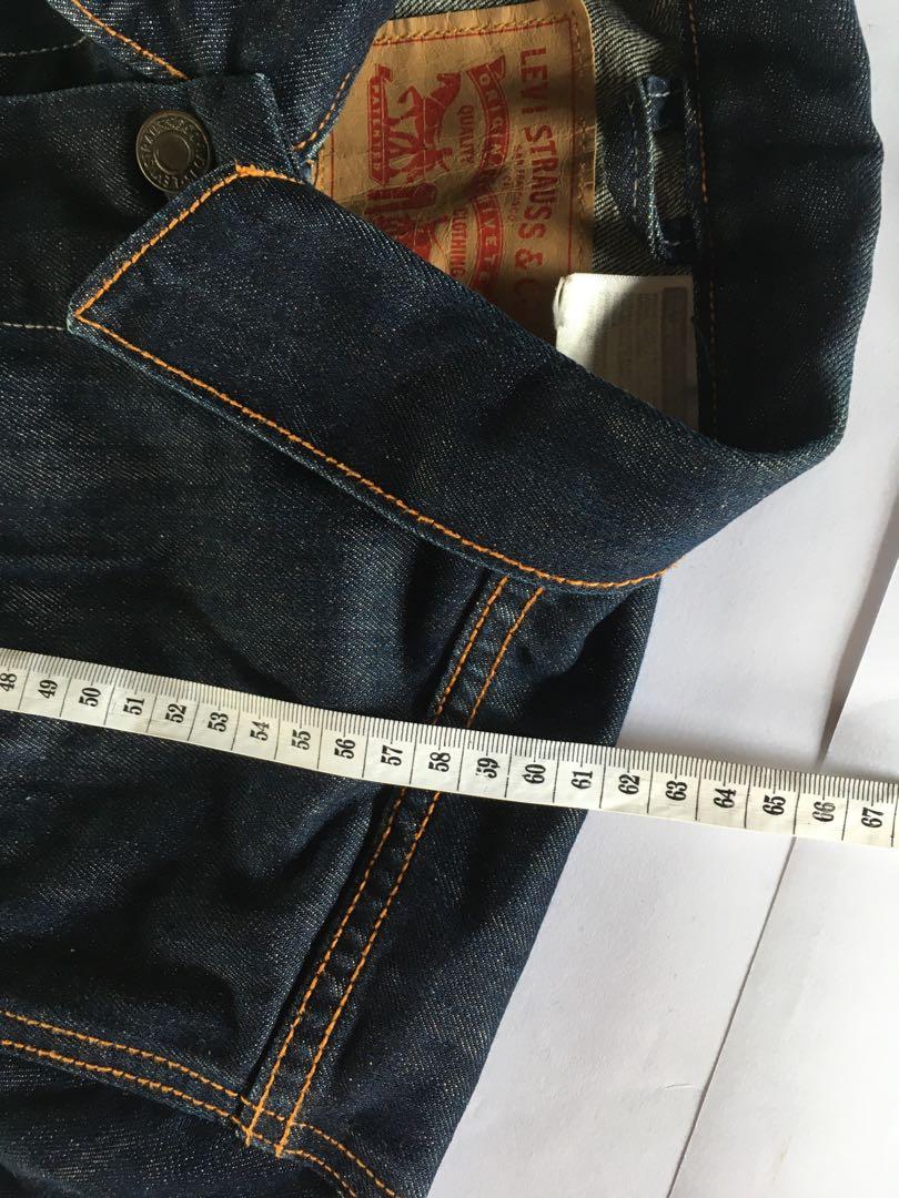 Levis Levi Strauss Denim Jeans Trucker Jacket Non Selvedge, Fesyen Pria,  Pakaian , Baju Luaran Di Carousell