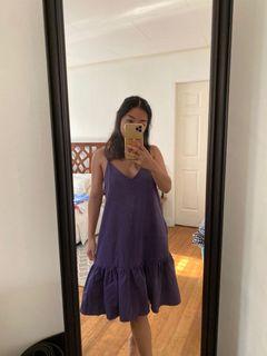 Long purple dress