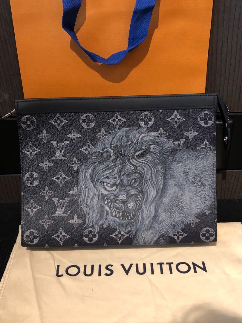 Louis Vuitton X Chapman Brothers, Men's Fashion, Bags, Belt bags, Clutches  and Pouches on Carousell