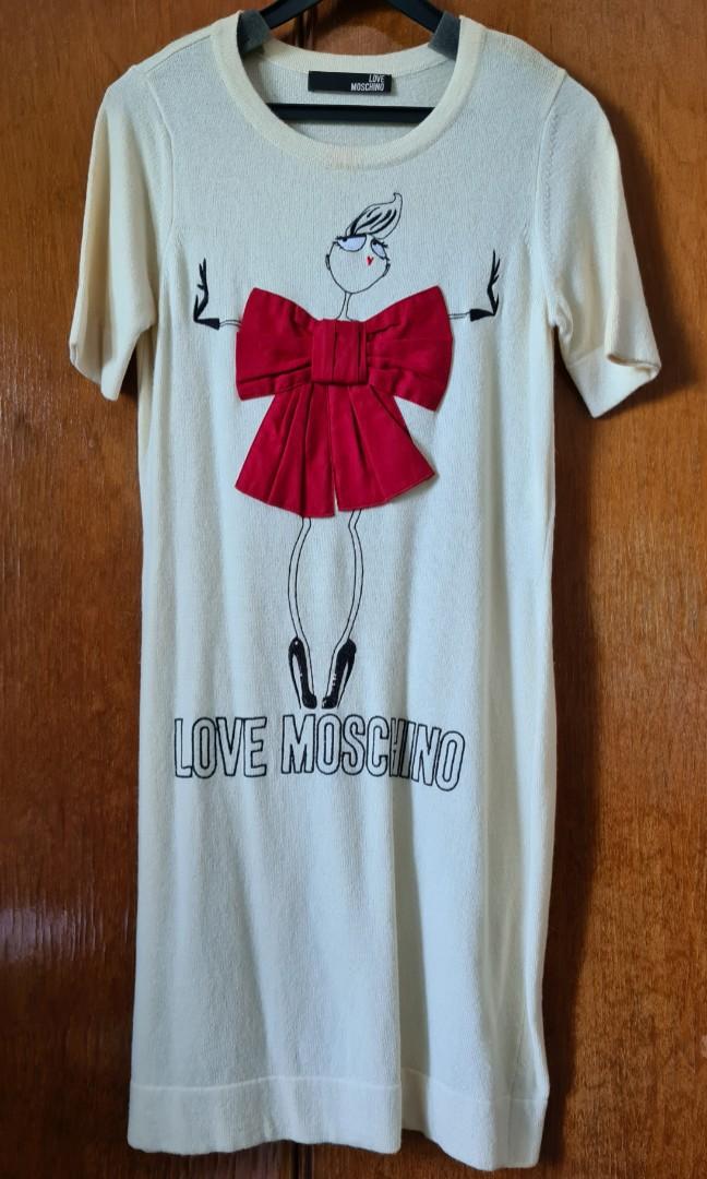 love moschino red dress