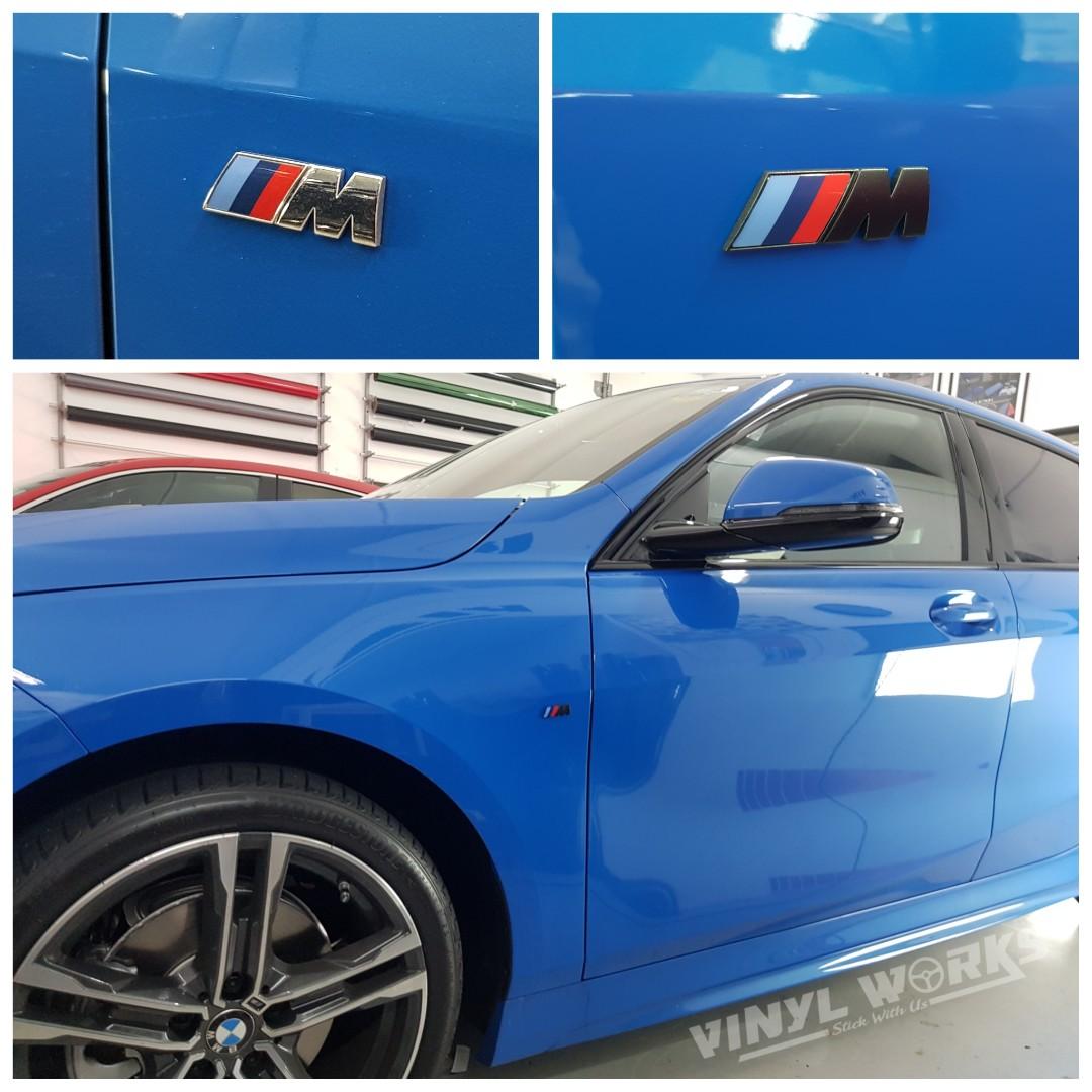 Matte Black M Performance Emblem - BMW - Plastidip Spray, Car ...