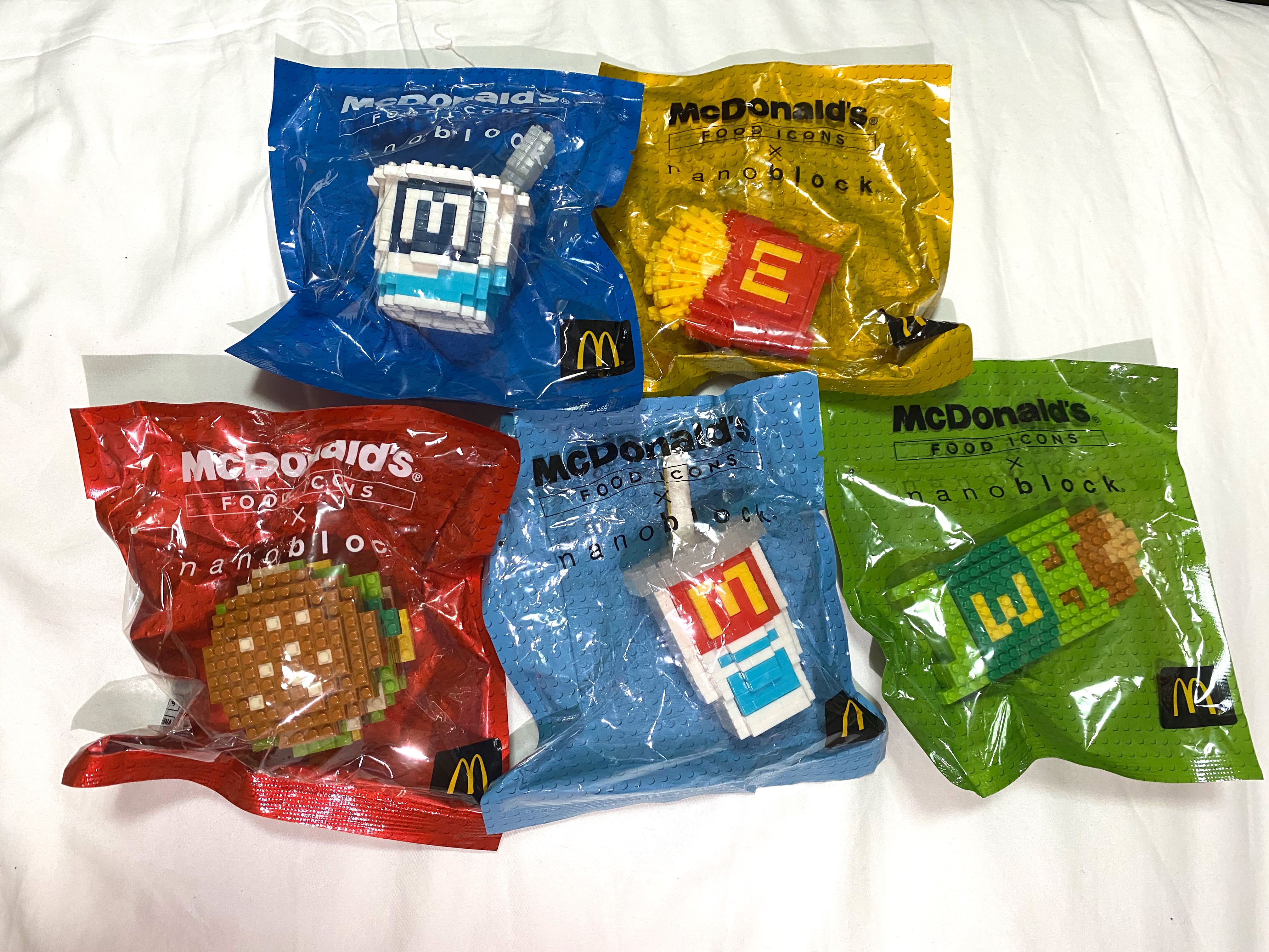 McDonalds food icon Nanoblock, Hobbies & Toys, Toys & Games on Carousell