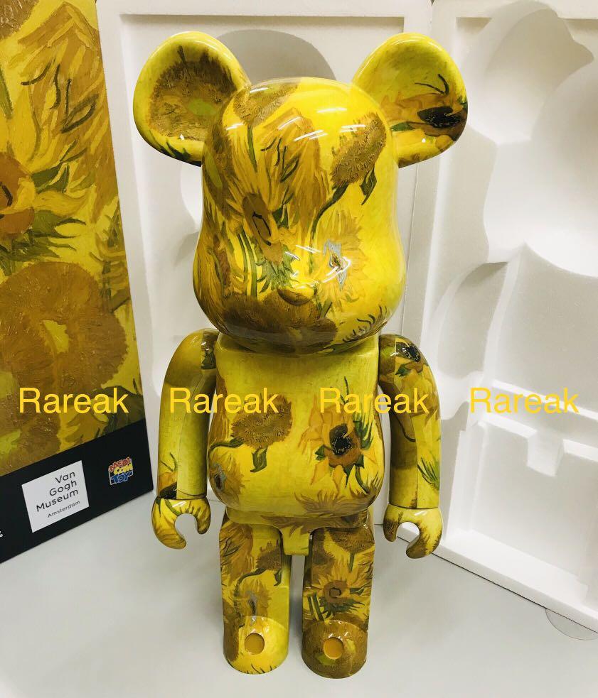 Medicom Bearbrick 2019 Van Gogh Museum Sunflower 1000% Be@rbrick