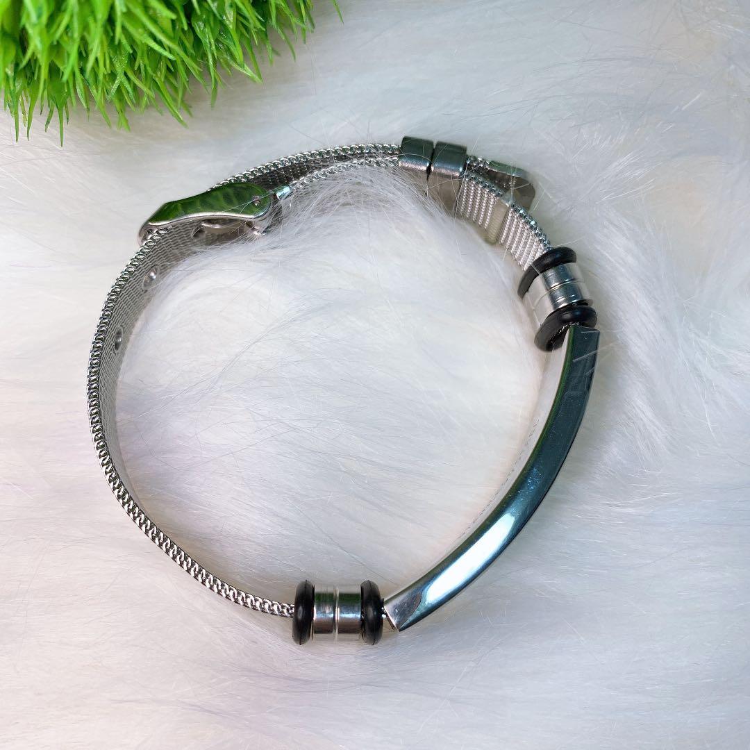 Men s bracelet cross design chrome hearts stainless silver anti