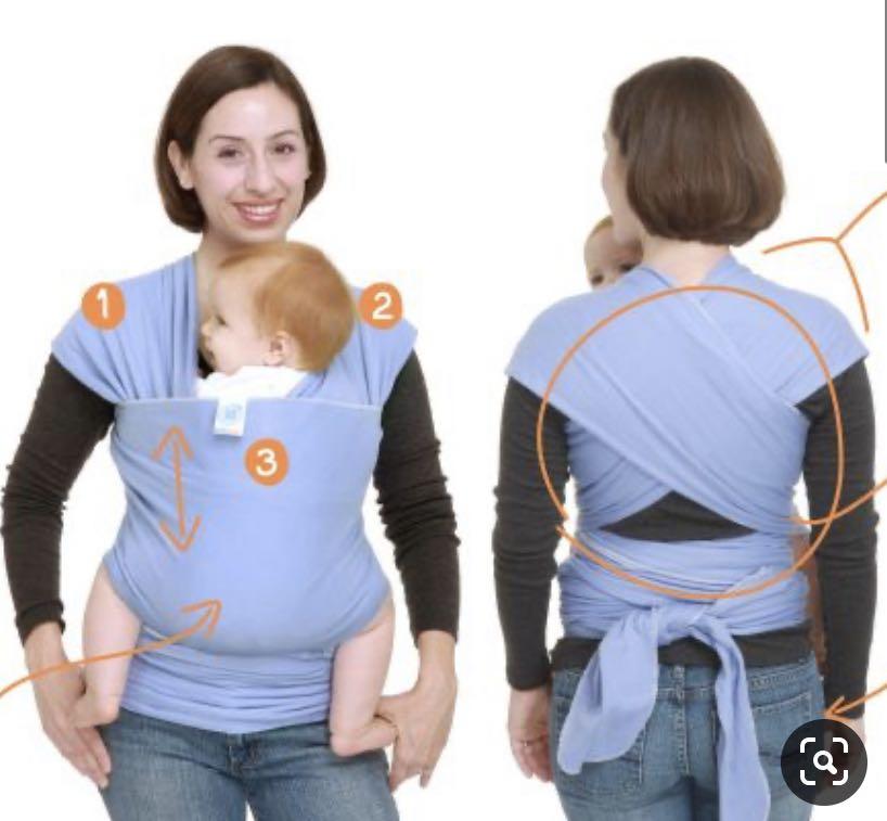 blue moby wrap