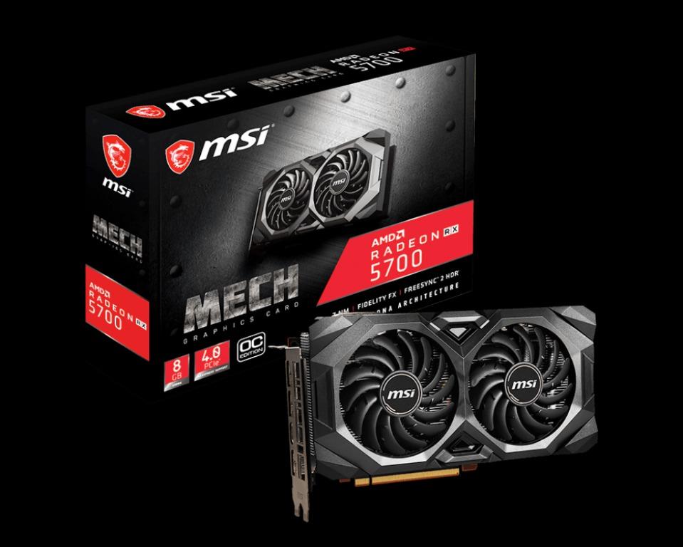 MSI RADEON RX 5700 MECH OC GRAPHIC CARD Computers Tech Parts