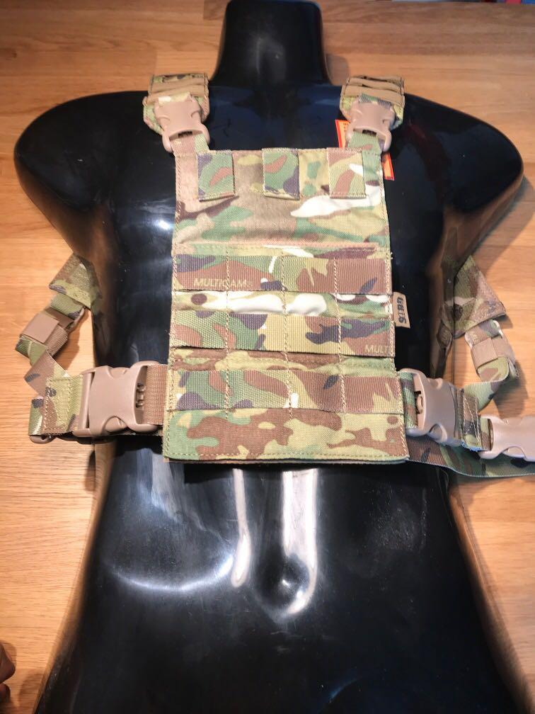Hiking and Bushcraft Chest Rig Multicam., Sports Equipment, Hiking ...