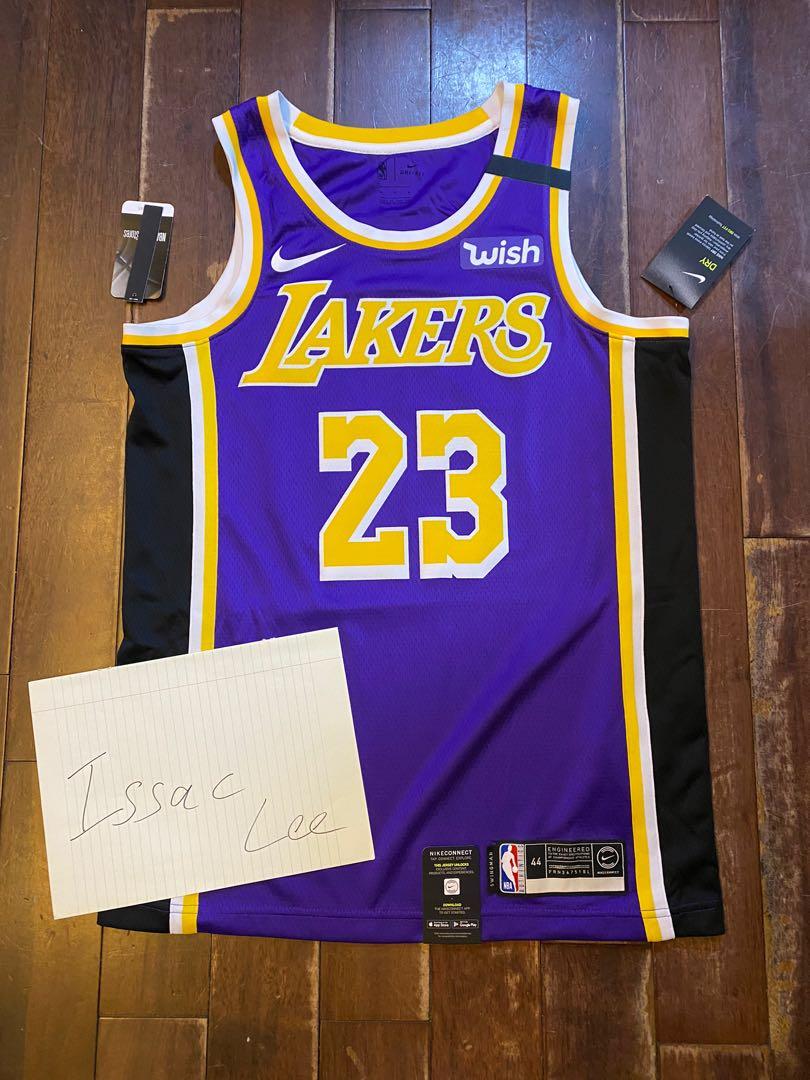 lebron james lakers jersey with wish patch