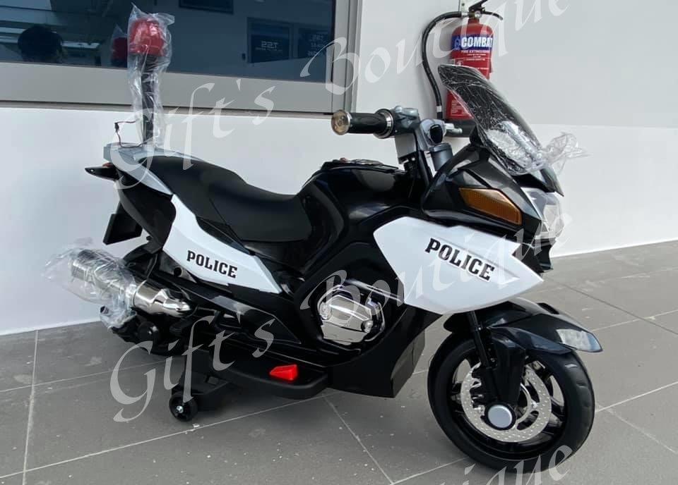 New2 seater throttle Police BIKE children battery operated electric ride on car with remote control for kid toddler newborn baby