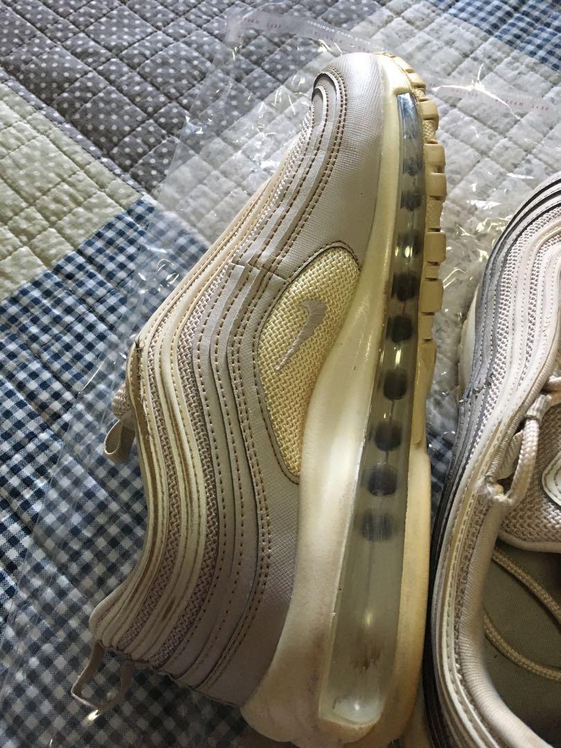 Nike Airmax 97 Beige, Fesyen Pria, Sepatu , Sneakers di Carousell