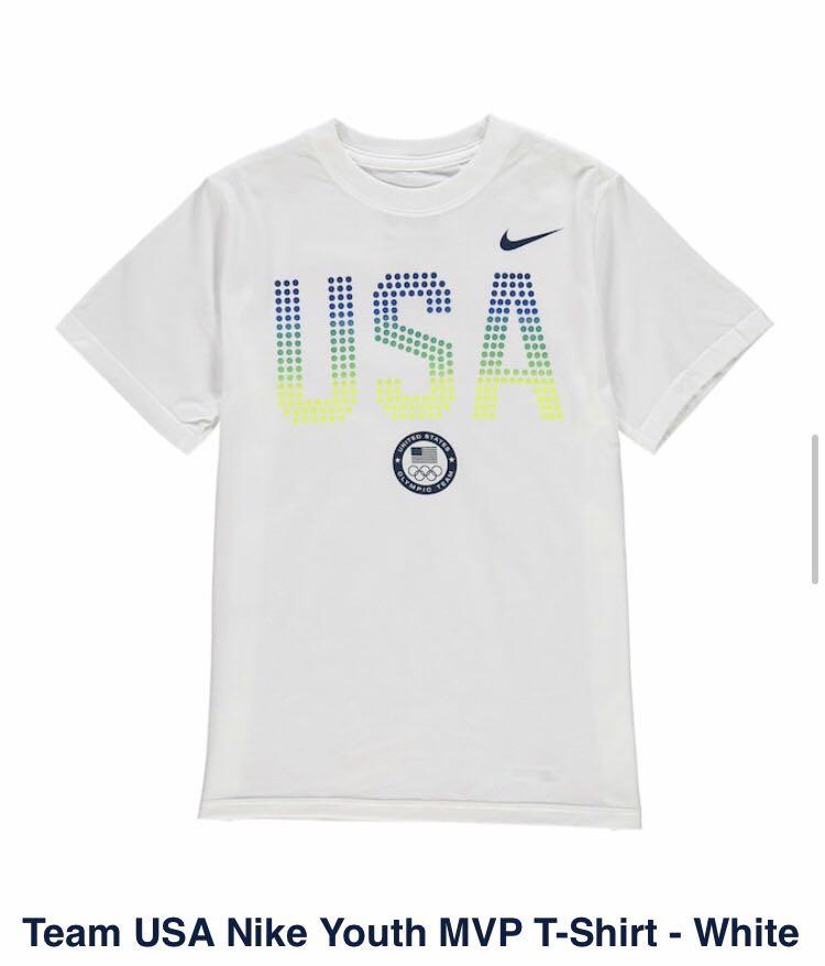 Nike Team USA t-shirt美國隊奧運tee, 運 