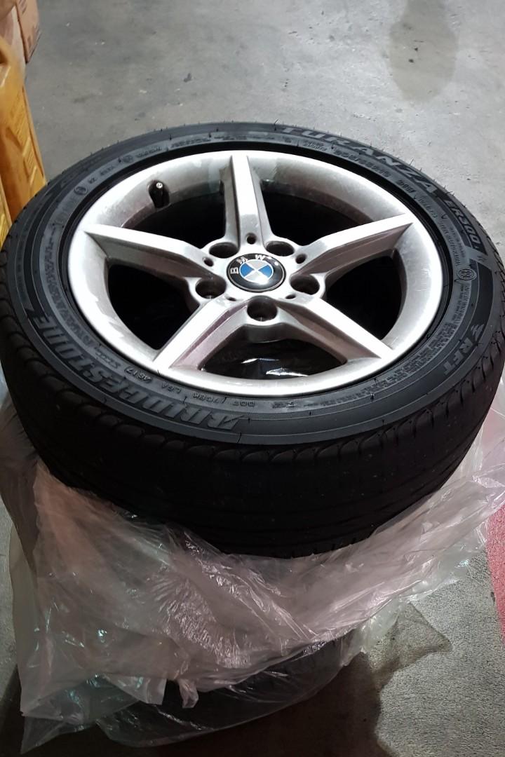 Original Bmw 16 Inch Rims With Tyres For 1 Series Car Accessories Tyres Rims On Carousell